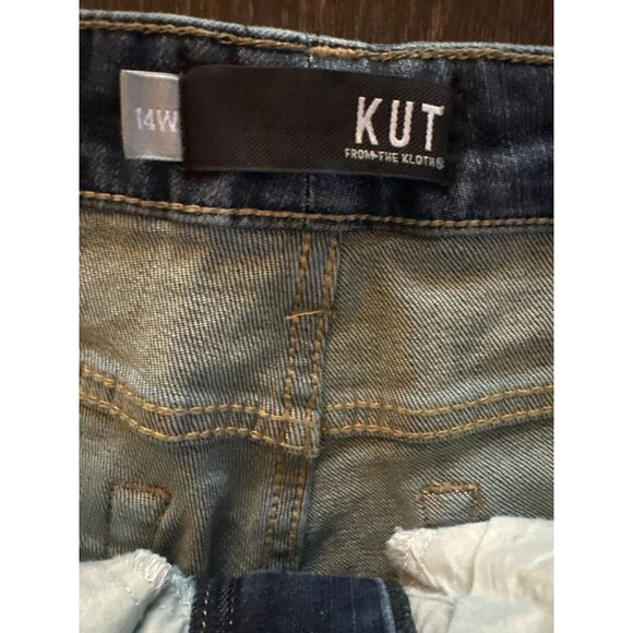 Kut From The Kloth Gidget Fray Shorts Size 14W - Picture 3 of 9